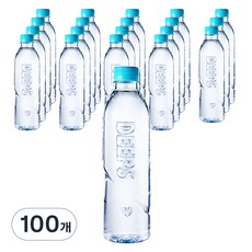 Deeps 에코 블루 먹는해양심층수 무라벨, 100개, 500ml