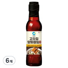 대상 청정원 고깃집 양파절임 소스, 300g, 6개