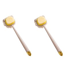 알로데 더블사이드 클리닝 샤워브러쉬, TYPE02 그레이(브러쉬), 2개입, 1개