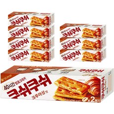 ORION 好麗友 千層酥打餅乾 可頌風味, 65.6g, 8盒