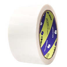 신흥테이프 칼라 박스테이프 흰색 50m, 3개