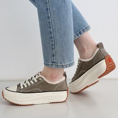 dangolunni 女款保暖燈芯絨鬆緊帶增高運動休閒鞋 Sommelier