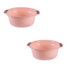 THE ZAKKA 現代簡約洗臉盆 L, 粉紅色, 2個