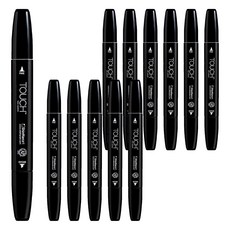 터치 뉴 신한 트윈 마카 120 BLACK, 1색, 12개