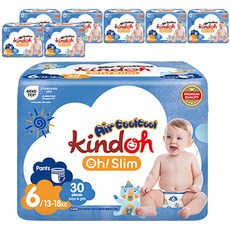 kindoh 優質超薄清新褲型尿布, 第6階段, 240片