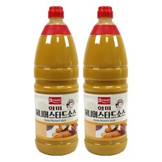 Hwami 蜂蜜芥末醬, 1.9kg, 2個