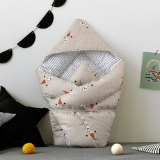 PRIELLE 印花棉質絎縫包巾