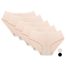 글램공감 여성용 올데이즈 심리스팬티 무봉제 노라인 팬티 5종세트