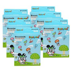 리틀밥독 스탠드형 변온 모유저장팩 210ml, 30매, 6개