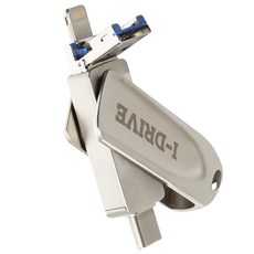 Imall OTG轉接頭 USB 3.0 + 8PIN + Type-C 數據傳輸 一體式外接記憶體 IDRIVE, 64GB