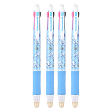 三麗鷗 可擦式3色大耳狗原子筆 0.7mm, 藍色, 4個