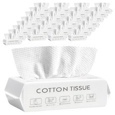 AHOYE 加厚抽取式洗臉巾/洗臉毛巾/化妝棉 20 x 15，50張，30包，柔軟親膚，乾濕兩用, 單一顏色