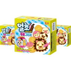 얼초 동물 그리기 세트 52g, 단품, 3개