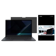 YADI 亞第 插卡隱貼 16:9 水之鏡防窺片 ASUS ExpertBook BM1 BM1403 專用 PF4PPB-W149, 透明, 1片