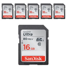샌디스크 울트라SDHC 80MB/s SDSDUNC-016G 6p, 1개
