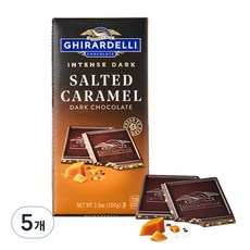 기라델리 인텐스다크 솔티드 카라멜, 100g, 5개