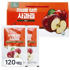 비타할로 진심을 담은 사과즙, 2.4L, 4개