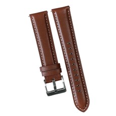apent Galaxy Watch智能手錶皮革錶帶 20mm, Tan Brown