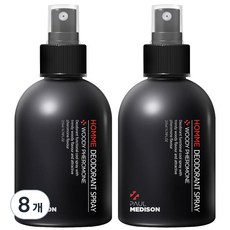 폴메디슨 옴므 데오드란트 스프레이 우디 페로몬향, 200ml, 8개