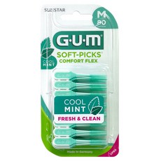 SUNSTAR 三詩達 G.U.M Soft-Picks 舒適彈性牙間刷 M, 80入, 1個