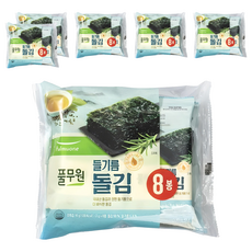 풀무원 미니 들기름 돌김 도시락김, 2g, 48개