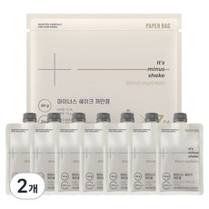 페이퍼백 까만콩 마이너스 쉐이크 7p, 420g, 2개