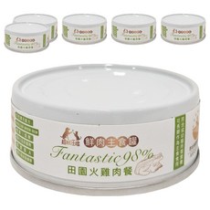 BEyONDPET 超越汪喵 貓主食罐 田園火雞肉餐 98%鮮肉 無穀低敏, 80g, 6罐