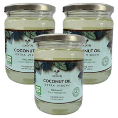 特級初榨椰子油, 500ml, 3個