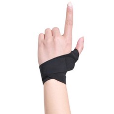 라온텐 도담 손목 스트랩 보호대, 블랙, 1개