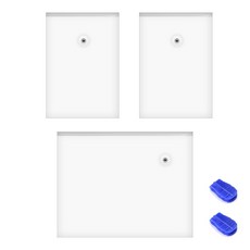 多功能真空壓縮袋 XL號+L號 2入+鎖緊夾 2入, 1套