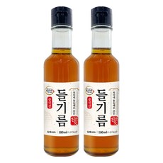 복이네먹거리 통들깨로 만든 진한맛 들기름, 180ml, 2개