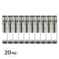 ZEBRA 斑馬牌 JF 中性墨水替換筆芯 0.4mm, 黑色, 20個