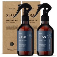 메르헨트 퍼퓸 드 섬유향수 룸스프레이, 시그니처코튼, 250ml, 2개