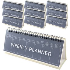 2Youngdesign 彩色直立式週計畫本 10p, 海軍藍