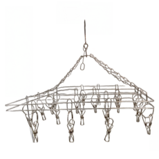 不銹鋼方型曬衣20夾 2個, 1組