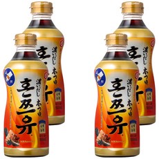 기꼬만 코이다시 혼쯔유소스, 500ml, 4개