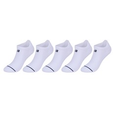 New Balance 時尚網狀刺繡Logo運動襪 5雙