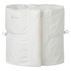 DTree 拉鍊式時尚保暖圍脖, 1個, 白色