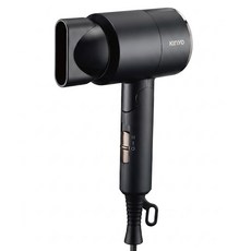 Kinyo 800W 雙電壓 負離子 摺疊 吹風機 2段溫控 黑色 KH-193