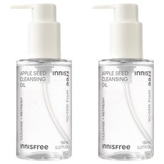 INNISFREE 台灣公司貨 蘋果籽深層卸妝油, 150ml, 2瓶