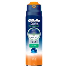 질레트 정품 퓨전 프로글라이드 센서티브 2 in 1 퓨어스포츠 쉐이빙 젤, 170g, 1개