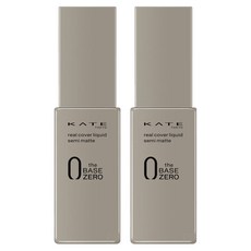 케이트 리얼 커버 세미 매트 리퀴드 파운데이션 30ml, 06 라이트 핑크, 2개