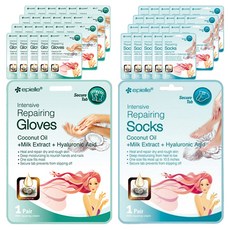 에피엘르 인텐시브 리페어링 코코넛 핸드팩 6p + 풋팩 6p, 4세트