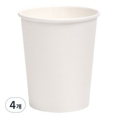 대경홈카페 무지 종이컵 300ml, 100개입, 4개
