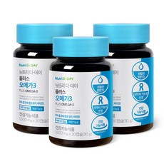 NutriD-DAY 魚油膠囊plus, 30顆, 3罐