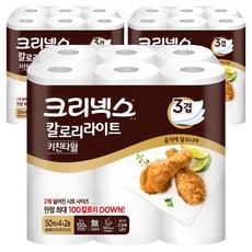 Kleenex 3層吸油捲筒廚房紙巾, 50張, 18捲