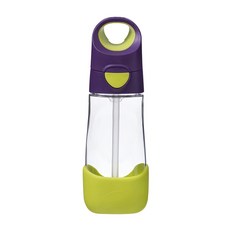 b.box Tritan 隨行水壺 450ml 適合3-8歲寶寶 不含BPA, 葡萄紫, 1個