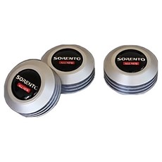 鋁製Logo車牌螺絲 All New Sorento 霧面鈦[3入1組], 3個, All New Sorento(霧面鈦)