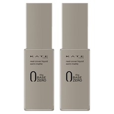 케이트 리얼 커버 세미 매트 리퀴드 파운데이션 30ml, 03 베이지, 2개