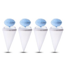 Novea 凹凸不平直立式洗衣機灰塵過濾網, 藍色, 4個